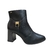 Bota Dakota Salto Bloco Social Bico Fino Da783 Preto