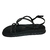 Sandália Dakota Flatform Com Brilhos Y6246 Preto na internet