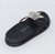 Sandalia Papete Vizzano Feminina Strass Metalizada Flor