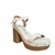 Sandália Vizzano 6541.200 Feminina Off White 11cm na internet