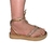 Sandalia Flatfrom Dakota Dedo Strass Amarração Super Estilos - comprar online