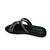 Slide Flat Beira Rio Papete Strass 8488 Brilho Preto-Grafite