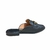 Mule Vizzano 1376.118 Feminino Casual Fivela Dourada Preto - Loja La Na Dani