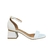 Sandália Casual Vizzano Feminina Salto Grosso Original Branc