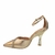 Imagem do Scarpin Vizzano 1464.103 Feminino Couro Vernizado Dourado