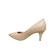 Scarpin Vizzano Salto Baixo Fino Macio Original Bege - loja online