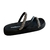 Sandalia Rasteira Flat Moleca Tira Com Strass Casual Preto - Loja La Na Dani