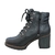 Coturno Dakota D0391 Feminino Curto Médio Bloco Preto - comprar online