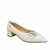 Scarpin Santinelli 1546 Off-White Bico Fino Salto 3cm na internet