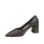 Scarpin Santinelli Feminino Salto Grosso Conforto Marrom - comprar online