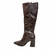 Bota Feminina Dakota D0433 Cano Alto Com Elástico E Salto na internet