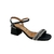 Sandália Vizzano Salto Bloco Médio 6428101 Preto Brilhante - Loja La Na Dani