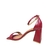 Sandália Vizzano 6464.102 Feminina Salto Bloco Cherry