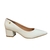 Scarpin Feminino Vizzano Salto Bloco Grosso 1220315 Br Vern - loja online