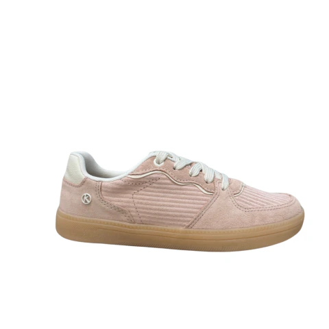 Tênis Kolosh Feminino Couro C3910 Casual Confortável Rosado