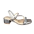 Sandália Feminina Dakota Salto Grosso Tira Spike Conforto pr - comprar online