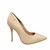 Scarpin Vizzano 1421.100 Salto Fino Bico Fino Elegante Bege - loja online