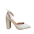 Sapato Social Bico Fino Com Strass Vizzano 1285.449 Cinza