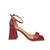 Sandália Vizzano 6464.102 Feminina Salto Bloco Cherry - loja online