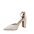 Sapato Social Bico Fino Com Strass Vizzano 1285.449 Cinza - loja online