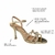 Sandália Vizzano 6552.103 Feminina Festa Tiras Fina Dourado - comprar online