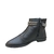Bota Moleca 5333.104 Feminina Cano Curto Preta Salto Baixo - comprar online