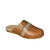 Mule Feminino Moleca Com Tira De Strass Camel
