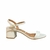 Sandália Vizzano 6291.900 Feminina Branco Off Salto 5cm