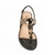 Sandália Dakota Rasteira Pedraria Y7991 Preto - comprar online