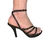 Sandália Fem Vizzano Salto Fino Meia Pata Tiras Fivelas Moda - comprar online