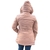 Jaqueta Dunialin Parka Feminino Rose na internet