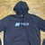 Moletom Masculino Fico Com Capuz E Bolso Canguru Azul