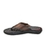 Chinelo Pegada Masculino Em Couro Pinhão 133155 - comprar online