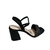 Sandália Dakota De Salto Bloco Y8362 Confortável Preto