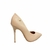 Scarpin Vizzano 1421.100 Salto Fino Bico Fino Elegante Bege - comprar online