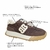 Tênis Bottero 371503 Feminino Couro Casual Cafe - comprar online