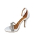 Sandália Feminina Tiras Em Strass Vizzano 6210.1037 Branco