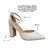 Sapato Social Bico Fino Com Strass Vizzano 1285.449 Cinza - comprar online