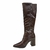 Bota Feminina Dakota D0433 Cano Alto Com Elástico E Salto