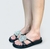 Sandalia Papete Vizzano Feminina Strass Metalizada Flor - comprar online