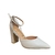 Sapato Social Bico Fino Com Strass Vizzano 1285.449 Cinza