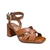 Sandália Feminina Tanara T8661 Couro Salto Grosso