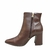 Bota Feminina Dakota D0411 Cano Curto Marrom Salto Bloco - loja online