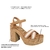Sandália Vizzano 6541.102 Feminina Salto Bloco 11cm Cortiça - comprar online