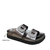 Papete Feminina Moleca Birken Strass Moda 5500.107 Grafite - Loja La Na Dani