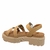 Sandália Papete Vizzano Feminina Plataforma 6499.121 Areia - comprar online