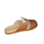Mule Feminino Moleca Com Tira De Strass Camel - comprar online