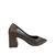 Scarpin Santinelli Feminino Salto Grosso Conforto Marrom - comprar online