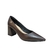 Scarpin Santinelli Feminino Salto Grosso Conforto Marrom - loja online