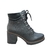 Coturno Dakota D0391 Feminino Curto Médio Bloco Preto